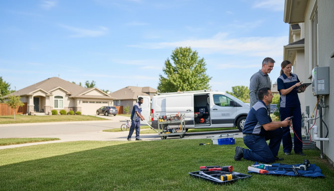 Tankless water heater service in Grandview, TX